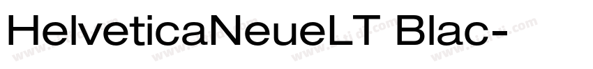 HelveticaNeueLT Blac字体转换
